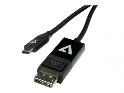 V7 : CABLE USBC VERS DISPLAYPORT NOIR 2M