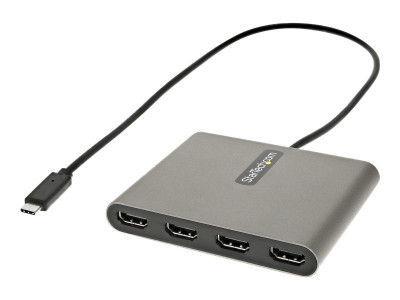 Startech : ADAPTATEUR USB C VERS 4 HDMI carte VIDEO/GRAPHIQUE externe