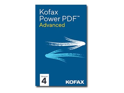 Kofax : POWER PDF 4 ADVANCED retail NON-VOLUME (win)
