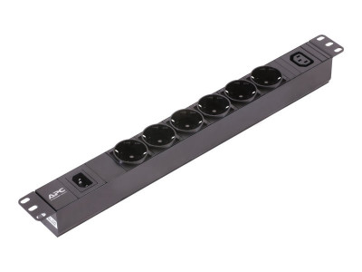 APC : EASY PDU EPDU1010B-SCH BASIC 1U 10A 230V (6X)SCHUKO (1X)C13 C14