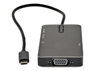 Startech : ADAPTATEUR MULTIPORTS USB-C HDMI/VGA 100W PD 3X USB-A