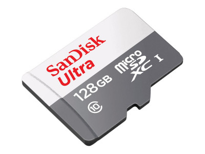 SANDISK : 128GB SANDISK ULTRA MICROSDXC + SD 100MB/S CLASS 10 UHS-I TABLET