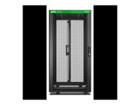 APC : EASY RACK 600MM/24U/1000MM avec ROOF SIDE PANEL CASTORS FEET 4 B