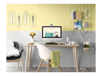 Logitech : DESK MAT STUDIO SERIES - MID GREY - NAMR-EMEA
