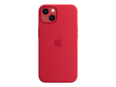 Apple : IPHONE 13 SILICONE CASE avec MAGSAFE (PRODUCT)RED