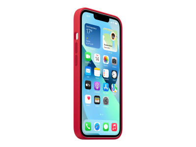 Apple : IPHONE 13 SILICONE CASE avec MAGSAFE (PRODUCT)RED