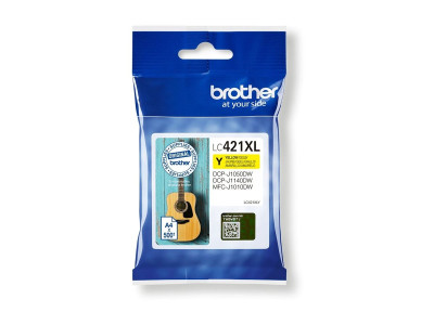 Brother : 500 pages haute capacité YELLOW cartouche encre pour DCP-J1050DW