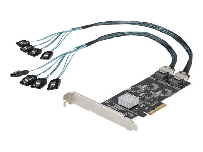 Startech : CARTE CONTROLEUR SATA PCIE 8 PORTS - PCIE X4 SATA III 6GBPS