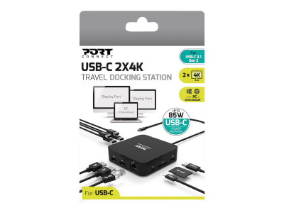Port Technology : DOCKING TYPE C TRAVEL 2 X 4K