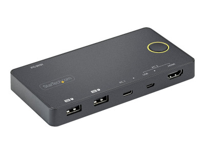 Startech : 2 PORT USB-A/HDMI / USB-C KVM KVM SWITCH - 4K 60HZ HDMI 2.0