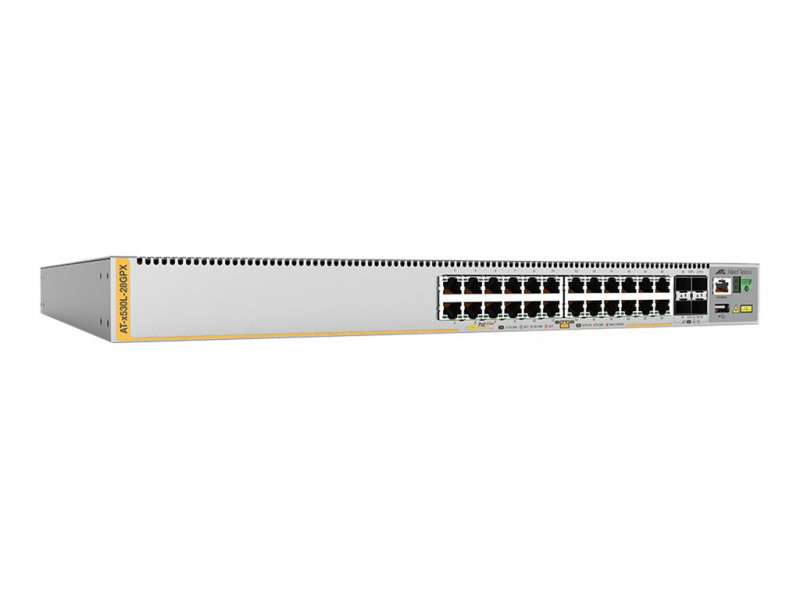 Allied Telesis : L3 STACKSWITCH 2410/100/1000TPOE+SFP DUAL PSU E