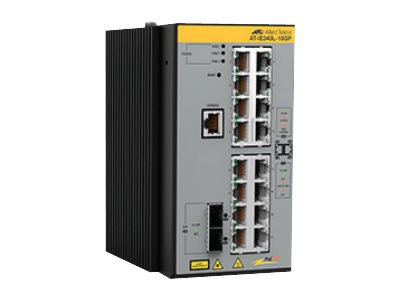 Allied Telesis : L3 INDUSTRIAL ETHERNET SWITCH 16X10/100/1000-T POE+ 2XSFP PORT