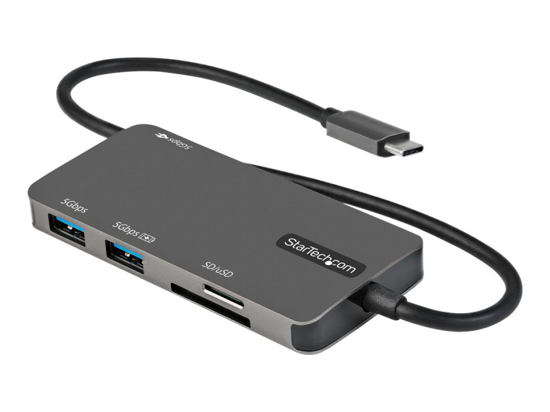 Startech : ADAPTATEUR MULTIPORT USB-C ALIMENTATION 100W PT SD/MICROSD