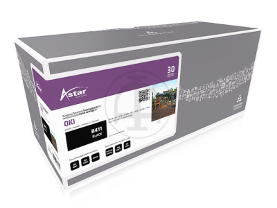 Astar AS10702 pour OKI B411 toner NOIR 44574702 3000 pages