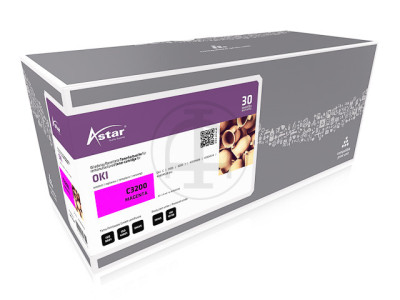 Astar AS12538 pour OKI C3200 toner MAGENTA 42804538 3000 pages