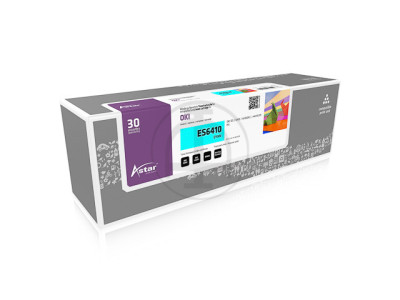 Astar AS14641 pour OKI ES6410 toner CYAN 44315319 6000 pages