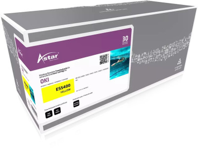 Astar AS20213 pour OKI ES5400 toner JAUNE 46490621 6000 pages