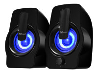 Trust : GEMI RGB 2.0 SPEAKER SET BLACK Trust : GEMI RGB 2.0 SPEAKER SET BLACK
