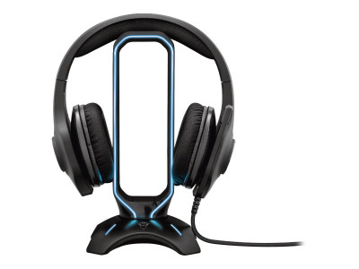 Trust : CINTAR RGB GAMING STAND pour HEADSET avec 2 USB PORTS