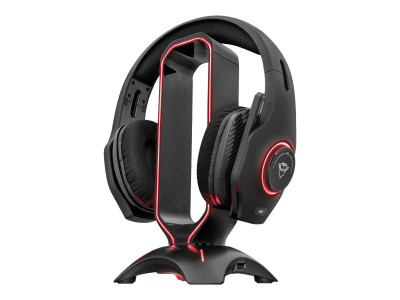 Trust : CINTAR RGB GAMING STAND pour HEADSET avec 2 USB PORTS