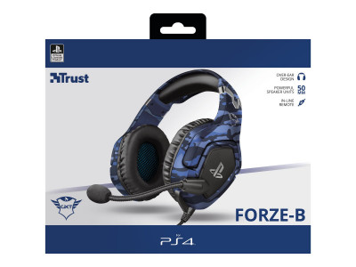 Trust : FORZE GAMING HEADSET pour PS4 (OFFICIAL LICENSE) BLUE