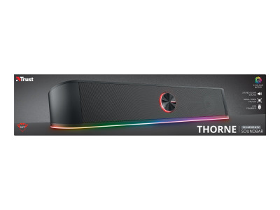 Trust : THORNE RGB ILLUMINATED SOUNDBAR GAMING SOUNDBAR