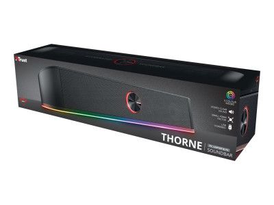 Trust : THORNE RGB ILLUMINATED SOUNDBAR GAMING SOUNDBAR