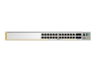 Allied Telesis : L3 STACKSWITCH 2410/100/1000T4X SFP DUAL PSU EU POWER CORD