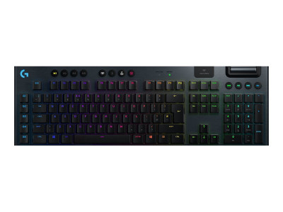 Logitech : G915 LIGHTSP WRLS RGB MECH.GAMI KEYB.GL TACTILE CARB.FRA