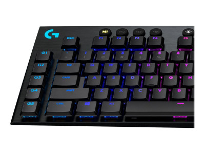 Logitech : G915 LIGHTSP WRLS RGB MECH.GAMI KEYB.GL TACTILE CARB.FRA