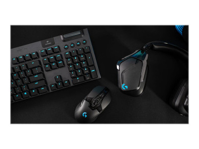 Logitech : G915 LIGHTSP WRLS RGB MECH.GAMI KEYB.GL TACTILE CARB.FRA