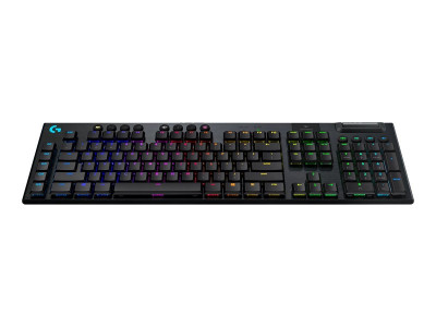 Logitech : G915 LIGHTSP WRLS RGB MECH.GAMI KEYB.GL TACTILE CARB.FRA
