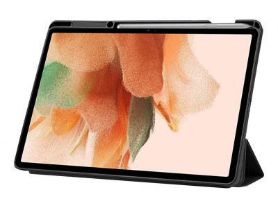 DLH : FOLIO CASE pour SAMSUNG GALAXY TAB S7 FE (SM-T730 / SM-T736) -