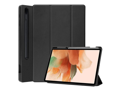 DLH : FOLIO CASE pour SAMSUNG GALAXY TAB S7 FE (SM-T730 / SM-T736) -