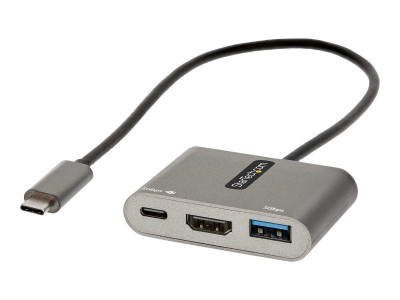 Startech : USB C MULTIPORT ADAPTER USB-C TO HDMI 4K PD 3.0 USB 3.0 HUB