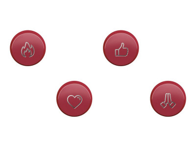 Logitech : POP KEYS WRLS MECH.KEYB. EMOJI HEARTBREAKER-ROSE - FRA -CENT