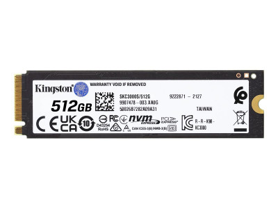 Kingston : 512G KC3000 NVME M.2 SSD PCIE 4.0.