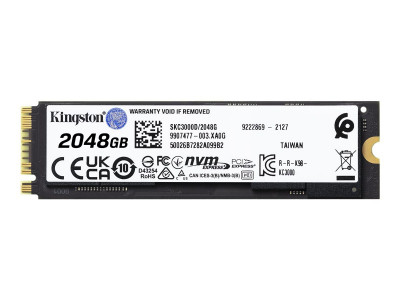 Kingston : 2048G KC3000 NVME M.2 SSD PCIE 4.0.