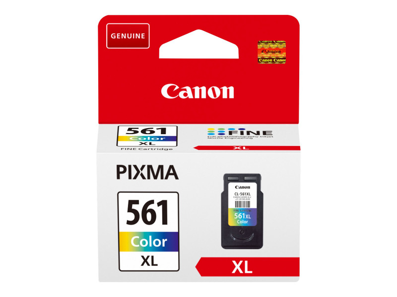 BC Informatique  CARTOUCHE CANON CLI 561 POUR PIXMA TS5350 / TS5351 /  TS5352 / TS5353 PACK 3 COULEURS JAUNE CYAN MAGENTA