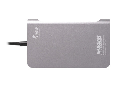 Urban Factory : TYPE-C STATION TRAVEL 3X USB-A 3.1 VGA/HDMI 4K SIDEREAL GRAY