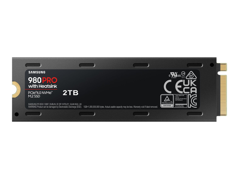 Samsung : SSD 980 PRO M.2 2TB PCIE4.0X4 NVME 1.3 W/HEATSINK