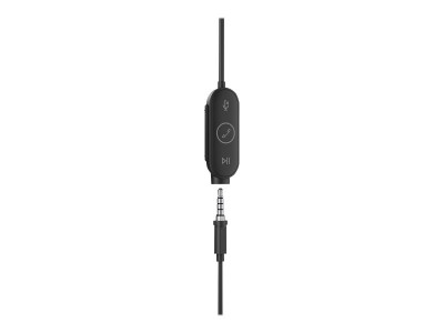 Logitech : LOGI ZONE WIRED EARBUDS TEAMS - GRAPHITE - EMEA