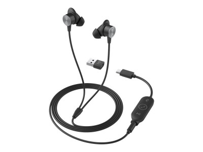 Logitech : LOGI ZONE WIRED EARBUDS UC - GRAPHITE - EMEA
