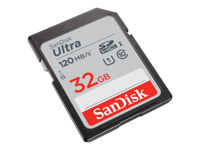 SANDISK : SANDISK ULTRA 32GB SDHC memory card 120MB/S 3-pack