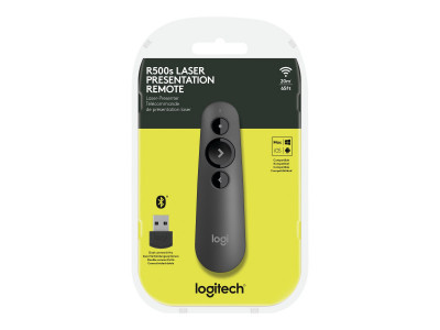 Logitech : R500 laser PRESENTATION REMOTE GRAPHITE EMEA