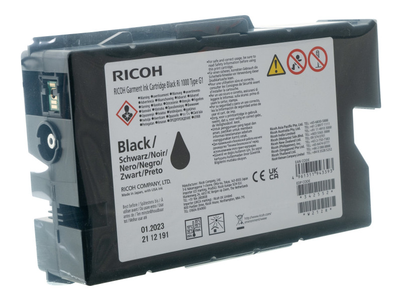 Ricoh : BLACK cartouche encre RI1000 TYPE G1 200ML