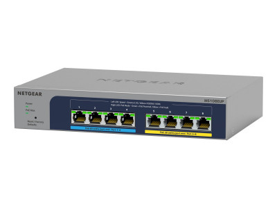 Netgear : 8-PORT ULTRA60 POE++ MULTI-GIG ETHERNET PLUS SWITCH (MS108EUP)