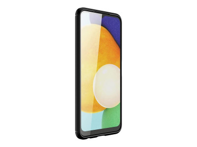 DLH : BLACK SILICONE CASE pour SAMSUNG GALAXY A22 5G (SM-A226)