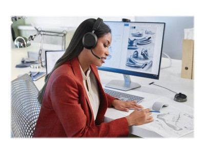 GN Audio : JABRA EVOLVE2 75 LINK380A MS STEREO STAND BLACK
