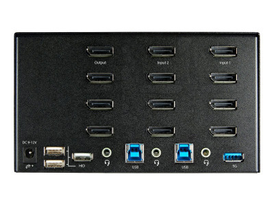 Startech : SWITCH KVM 2 PORTS DP 4K 60HZ ULTRA HD